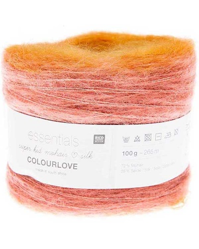 Essentials Super Kid Mohair Loves Silk Colourlove, Apricot