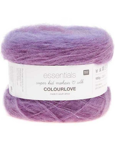 Essentials Super Kid Mohair Loves Silk Colourlove, Violet