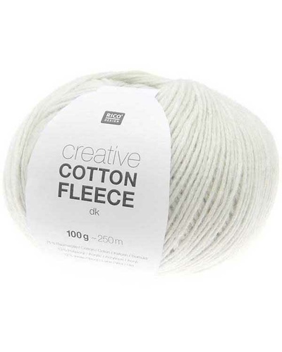 Cotton Fleece offwhite 10x100