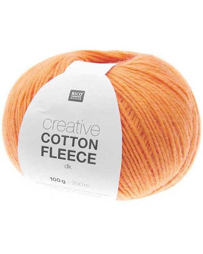 Cotton Fleece orange 10x100