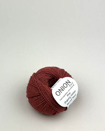 Fino Organic cotton+merino wool Marsala 