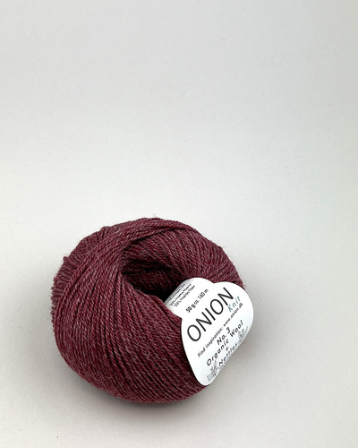 No.3 Organic Wool+Nettles  Mørk rød