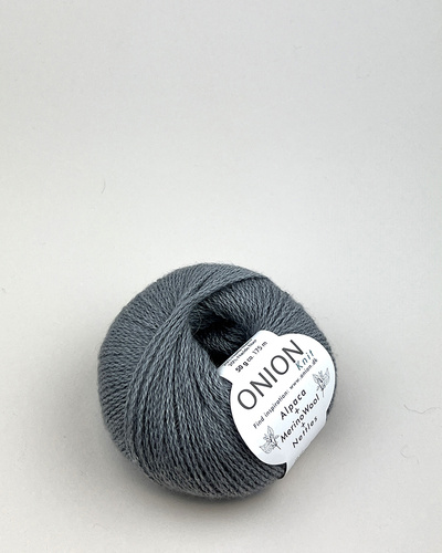 Alpaca+Merino Wool+Nettles  Grå