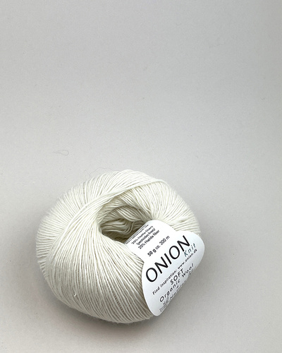 Soft Organic Wool+Nettles  Råhvid