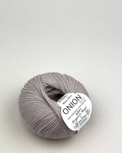 Soft Organic Wool+Nettles  Violet