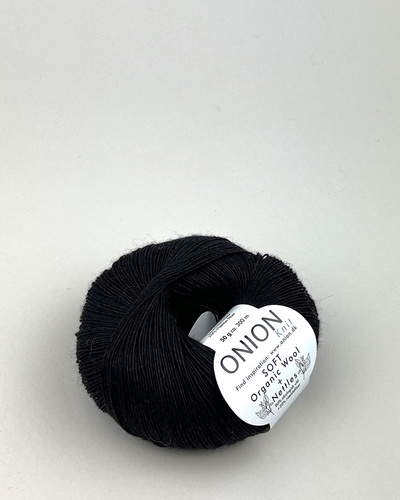 Soft Organic Wool+Nettles  Sort