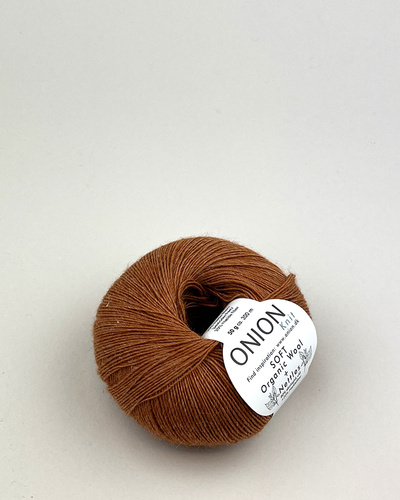 Soft Organic Wool+Nettles  Orange