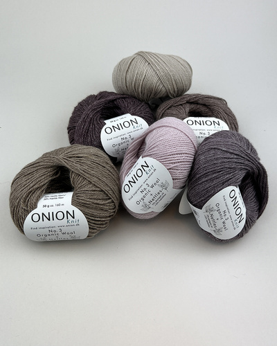 Onion No.3 Organic Wool+Nettles prøvenøgle