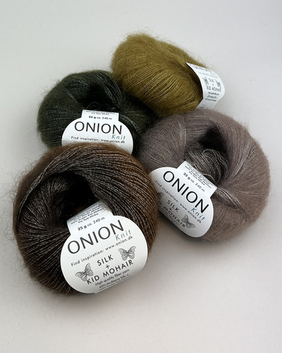 Onion Silk+Kid Mohair  prøvenøgle