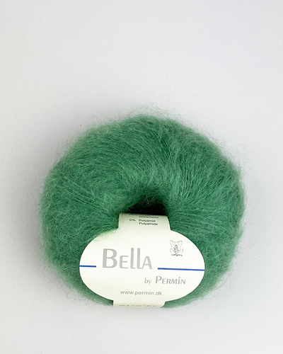 Bella mohair Mellem grøn