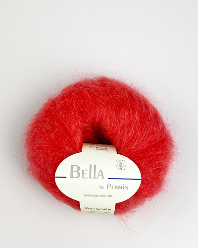 Bella mohair Cinnober