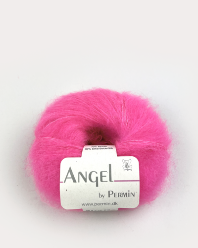 Angel mohair Neon pink