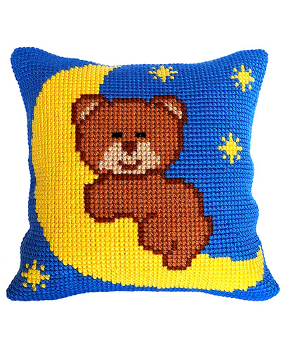 Bamse på månen 35x35cm