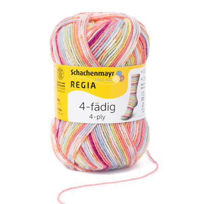 Color 4-Ply 50g, square candy color